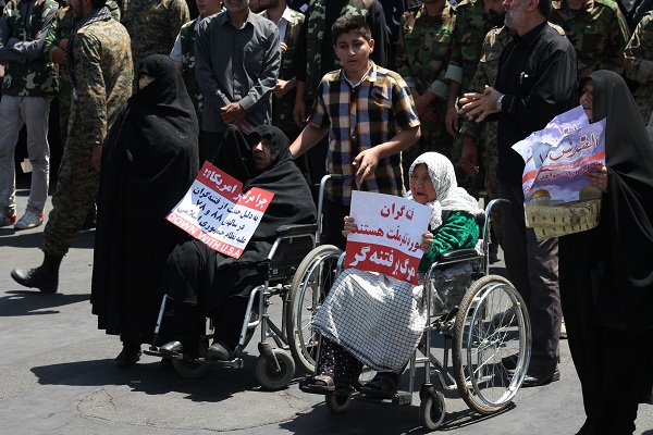گزارش تصویری راهپیمایی روز قدس در قزوین