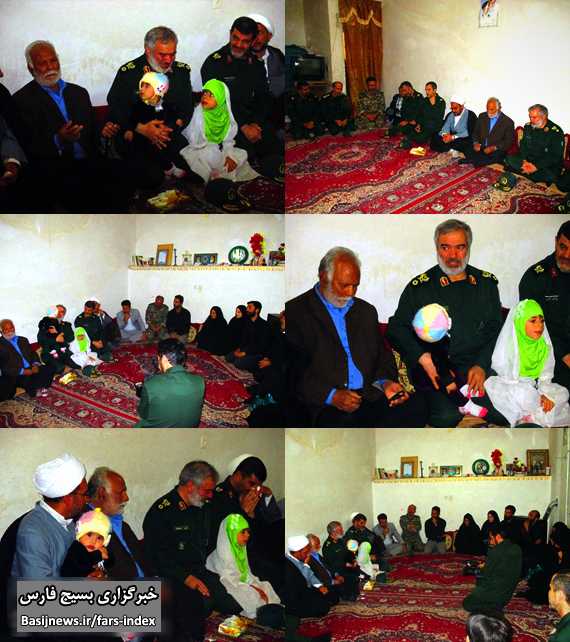 دیدار فرمانده نیروی دریایی سپاه با خانواده شهید مدافع حرم