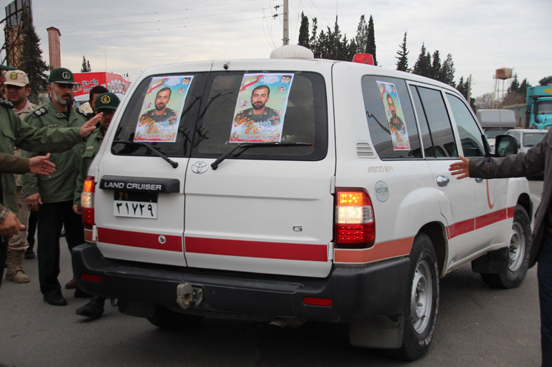 استقبال با شکوه از شهید امنیت 