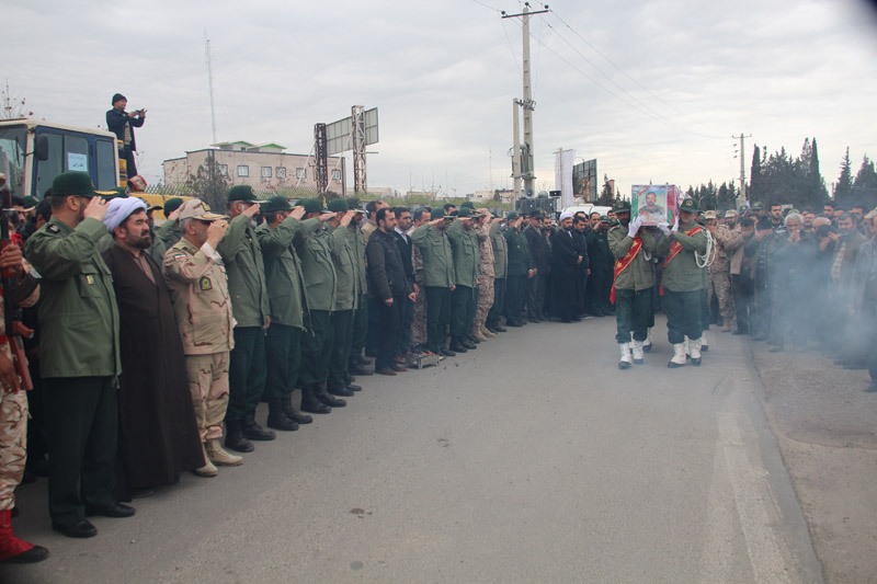 استقبال با شکوه از شهید امنیت 