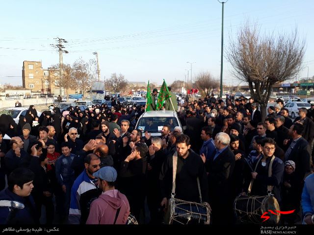 فضای همدان با ورود پیکر مطهر شهید«حسین سپهر»عطرآگین شد