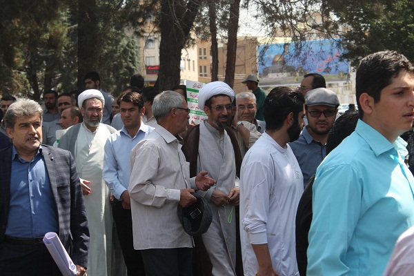 فریادهای مرگ بر اسرائیل در استان قزوین طنین انداز شد