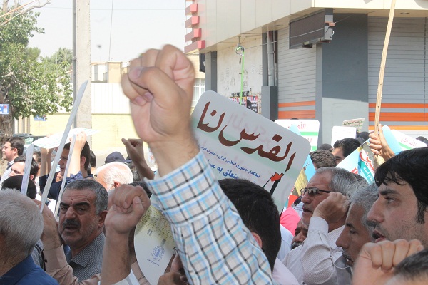 فریادهای مرگ بر اسرائیل در استان قزوین طنین انداز شد