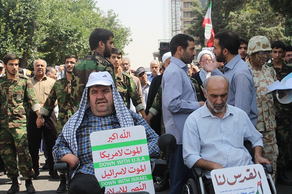 فریادهای مرگ بر اسرائیل در استان قزوین طنین انداز شد