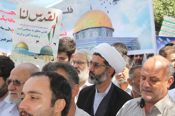 فریادهای مرگ بر اسرائیل در استان قزوین طنین انداز شد