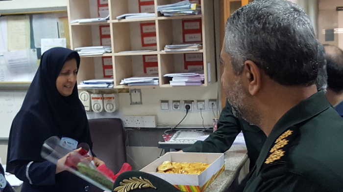 دیدار و قدردانی مسئولین سپاه قدس گیلان از پرستاران بیمارستان پورسینای رشت دیدار و قدردانی مسئولین سپاه قدس گیلان از پرستاران بیمارستان پورسینای رشت