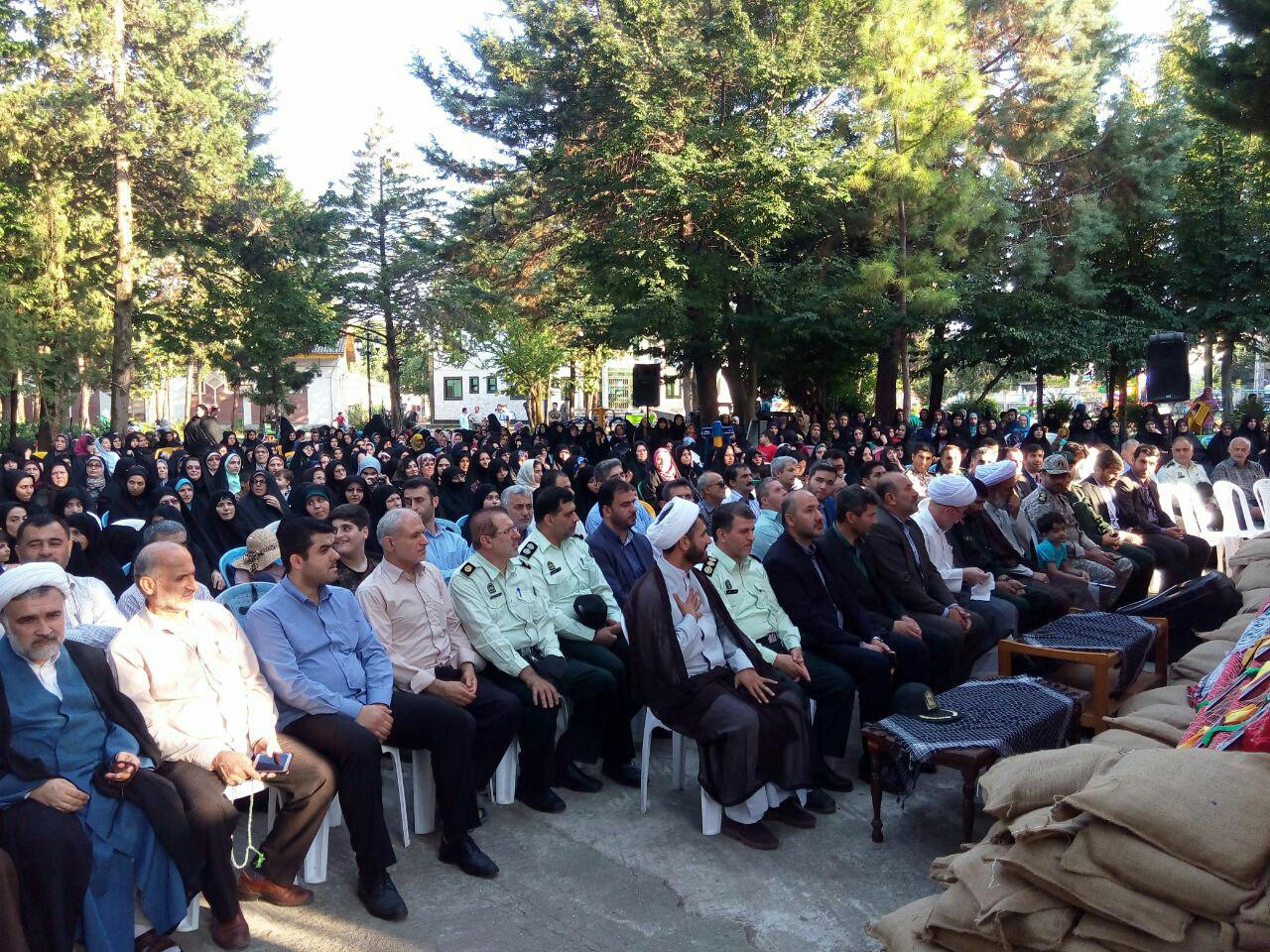 برگزاری یادواره شهدای زن و یادبود تنها شهیده شهرستان رضوانشهر