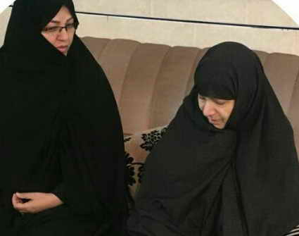 دیدار مسئولین دانشگاه ها و بسیج دانشجویی شاهرود با خانواده شهید صادقی