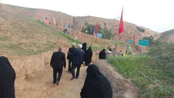 بازدید کاروان های راهیان نور ناحیه مقاومت بسیج حضرت مسلم بن عقیل (ع) از مناطق عملیاتی جنوب کشور