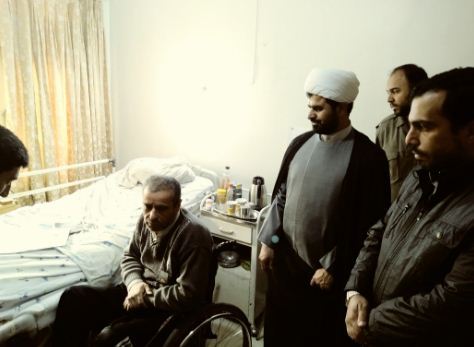 بازدید پایوران ناحیه شهید مفتح با جانبازان آسایشگاه شهید بهشتی