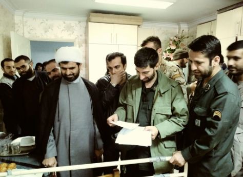 بازدید پایوران ناحیه شهید مفتح با جانبازان آسایشگاه شهید بهشتی