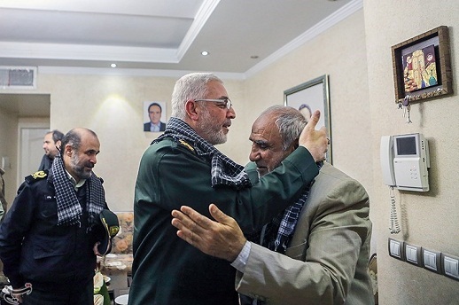 دیدار جانشین فرماندهی سپاه تهران بزرگ با خانواده شهید علی&zwnj;اصغر شیردل