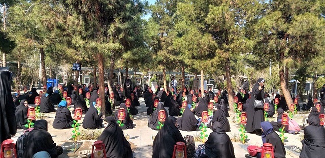 مراسم هم عهدی با شهدا در گلزار بهشت زهرا (س)