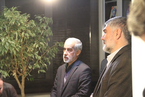 دیدار سردار یزدانی و سردار آذرنوش با خانواده سردار شهید حسین همدانی