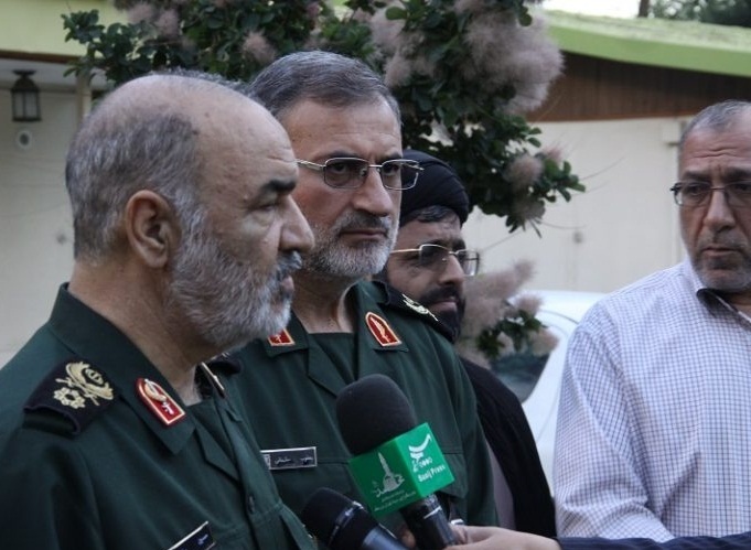 بازدید سردار سلامی از یگان های مستقر در مراسم سالگرد ارتحال حضرت امام خمینی(ره)