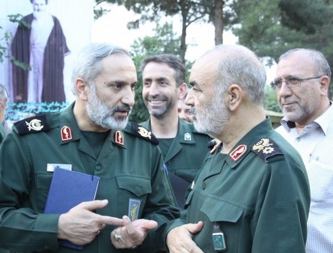 بازدید سردار سلامی از یگان های مستقر در مراسم سالگرد ارتحال حضرت امام خمینی(ره)