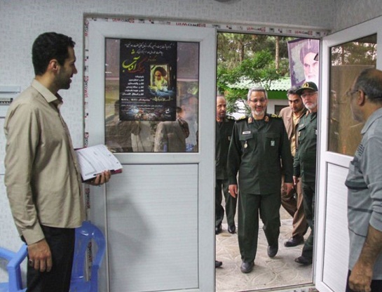 بازدید سردار غیب پرور از قرارگاه شهید فهمیده