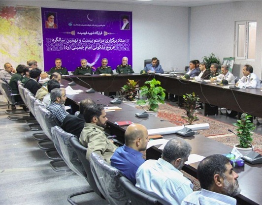 بازدید سردار غیب پرور از قرارگاه شهید فهمیده