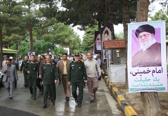 بازدید سردار غیب پرور از قرارگاه شهید فهمیده