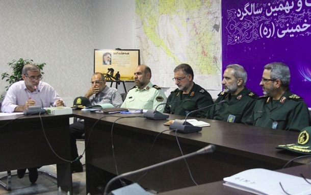 بازدید سردار غیب پرور از قرارگاه شهید فهمیده