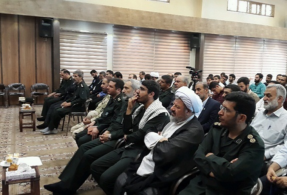 آیین تودیع و معارفه ی فرمانده ناحیه مقاومت بسیج حضرت امیرالمومنین(ع) برگزار شد