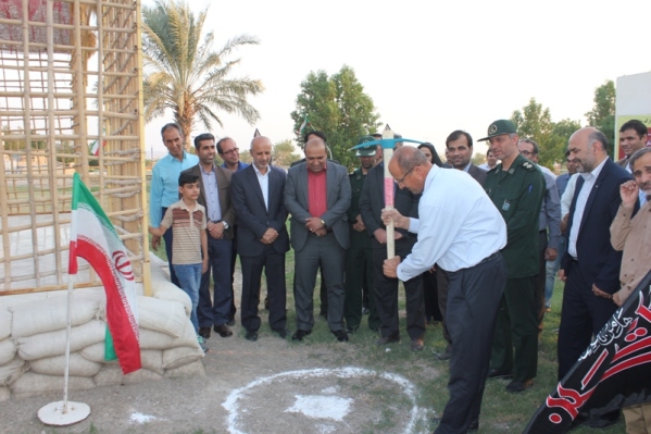 آغاز عملیات ساخت المان دو شهید گمنام در خورموج آغاز عملیات ساخت المان دو شهید گمنام در خورموج