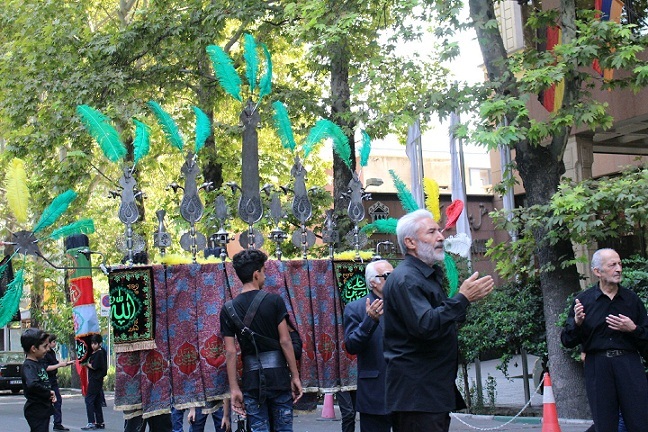 کاروان عزاداری سرور و سالار شهیدان در عاشورای حسینی ناحیه مقاومت بسیج حضرت ولیعصر(عج)