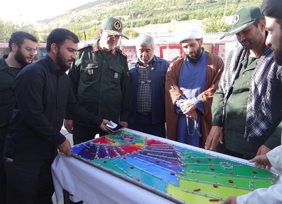 بازدید سردار جانشین فرمانده سپاه تهران بزرگ از نمایشگاه یاد یاران
