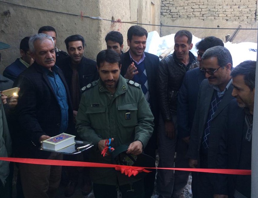 افتتاح بیست و دومین واحد مسکونی سیل زدگان در روستای بهمنی