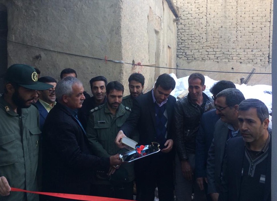 افتتاح بیست و دومین واحد مسکونی سیل زدگان در روستای بهمنی