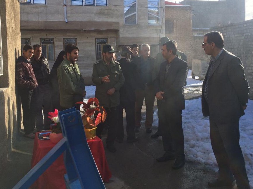 افتتاح بیست و دومین واحد مسکونی سیل زدگان در روستای بهمنی