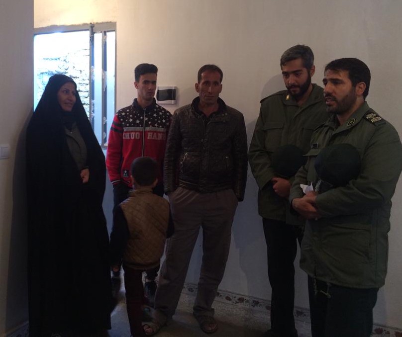 افتتاح بیست و دومین واحد مسکونی سیل زدگان در روستای بهمنی