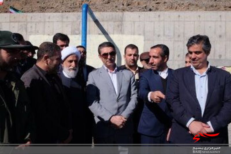 گزارش تصویری از افتتاح مخزن تصفیه آب شهر مهاجران گزارش تصویری از افتتاح مخزن تصفیه آب شهر مهاجران