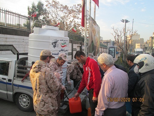 حرکت جهادی بسیجیان ناحیه مقاومت بسیج شهید مطهری