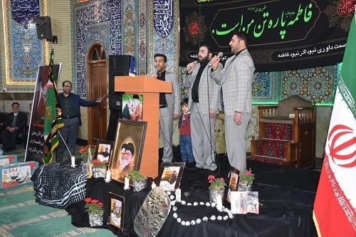 مراسم بزرگداشت شهید حاج قاسم سلیمانی در لشکر عملیاتی