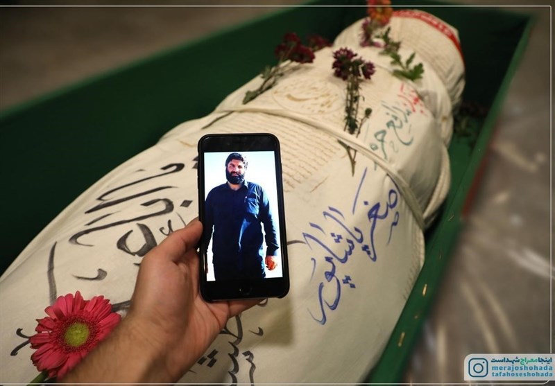 پیکر شهید پاشاپور در معراج شهدا + تصاویر