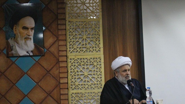 مراسم روز عقیدتی سیاسی در ناحیه حضرت ولی عصر(عج)