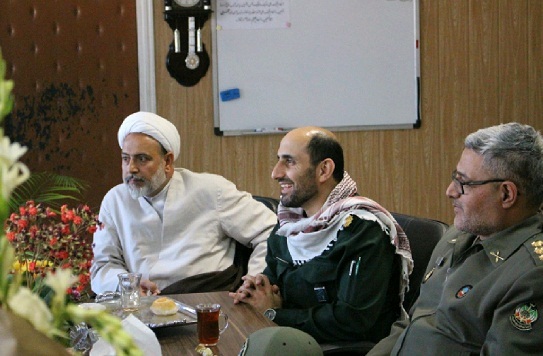 نشست صمیمی فرماندهان نزاجا با فرمانده ناحیه حضرت ولی عصر(عج)