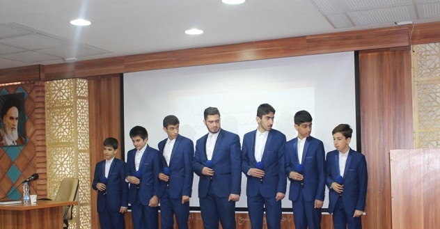 مراسم روز عقیدتی سیاسی در ناحیه حضرت ولی عصر(عج)