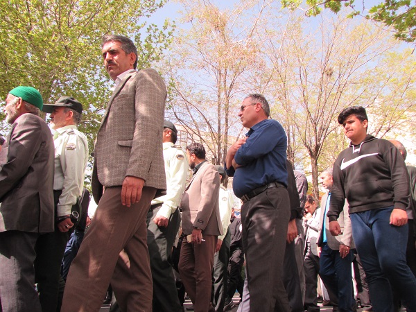 پیکر جانباز شهید غلامرضا رفیعی در شازند تشییع شد