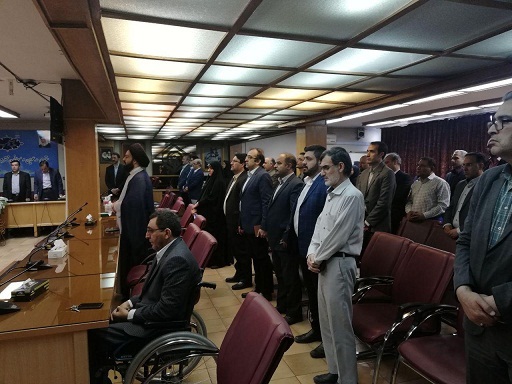 مراسم معارفه مسئول کانون بسیج جامعه پزشکی