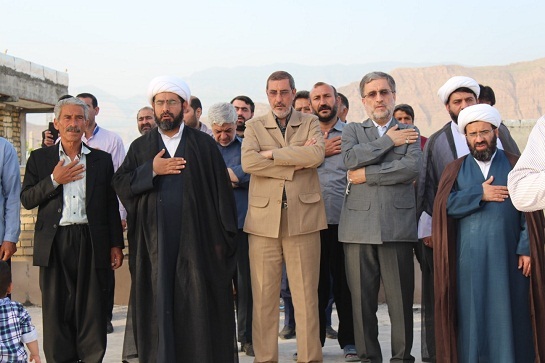 آیین افتتاح منازل زلزله زدگان در روستای تپه عظيم سر پل ذهاب
