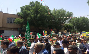راهپیمایی روز جهانی قدس در یزد آغاز شد