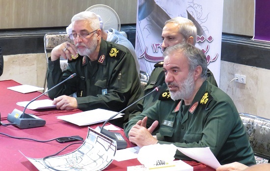 بازدید سردار فدوی از قرارگاه شهید فهمیده