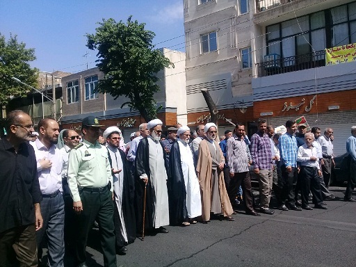 راهپیمایی روز قدس ناحیه مقاومت بسیج حبیب بن مظاهر (ع)