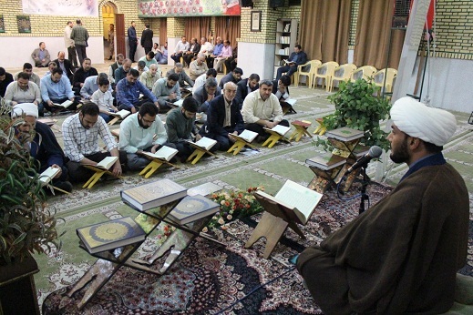 محفل انس با قرآن کریم در ناحیه مقاومت بسیج مقداد