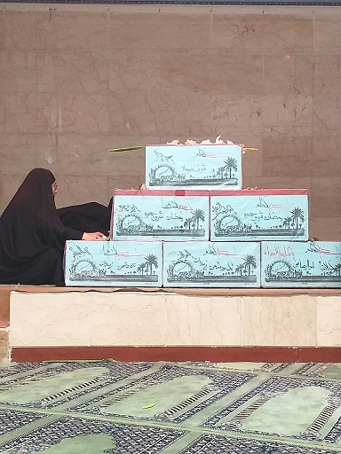 مراسم عزاداری بانوان بسیجی حوزه ۱۰۴ رضوان در شب شهادت حضرت علی (ع)