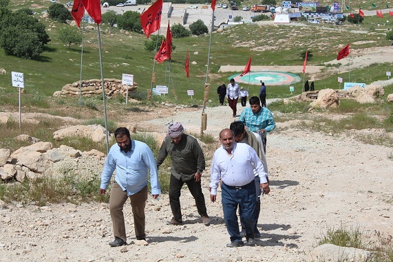بازدید از مناطق عملیاتی غرب کشور