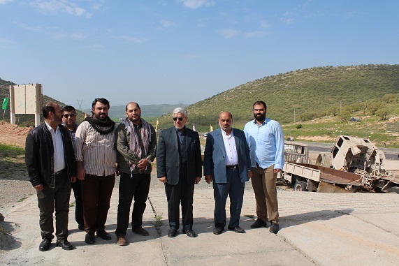بازدید از مناطق عملیاتی غرب کشور