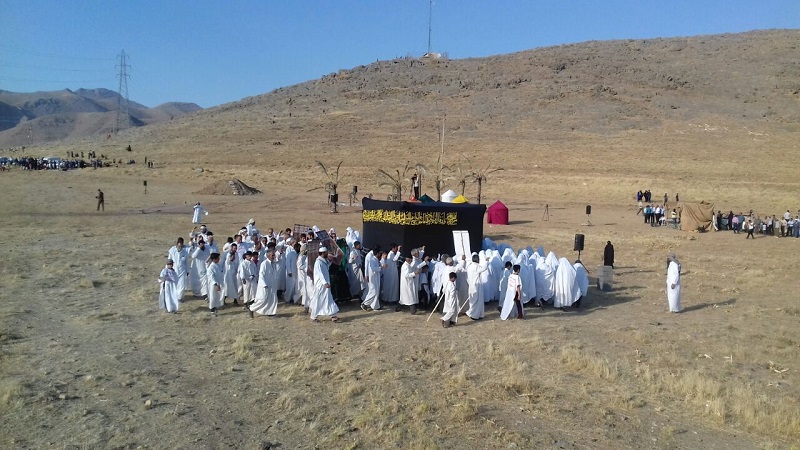 باز سازی واقعه غدیر در شهر شهباز شازند